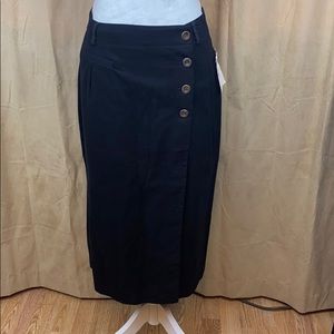 NWT Black Coldwater Creek wrap skirt